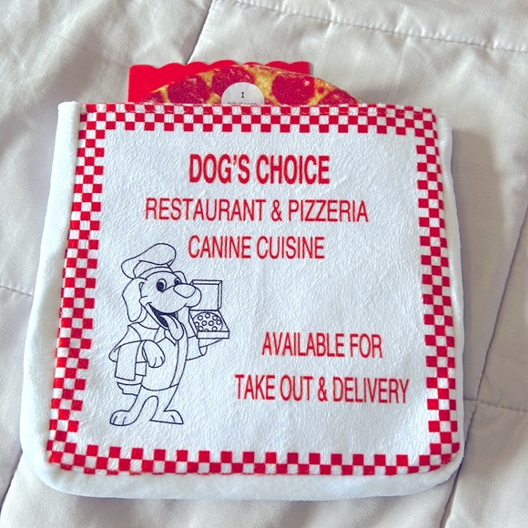 Pet Toy Pizza Tug Toss and Fetch Dog Toy - Picture 1 of 5